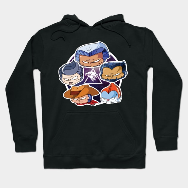 Silverhawks Hoodie by playfulgorilla